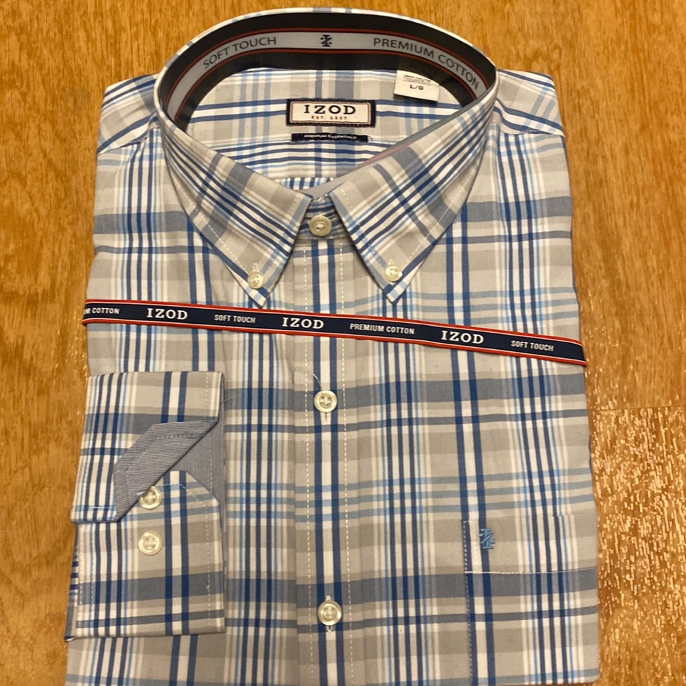 Brand New Izod LS Button Down Shirt